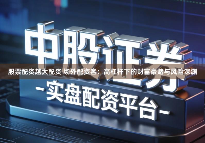 股票配资越大配资 场外配资客：高杠杆下的财富豪赌与风险深渊